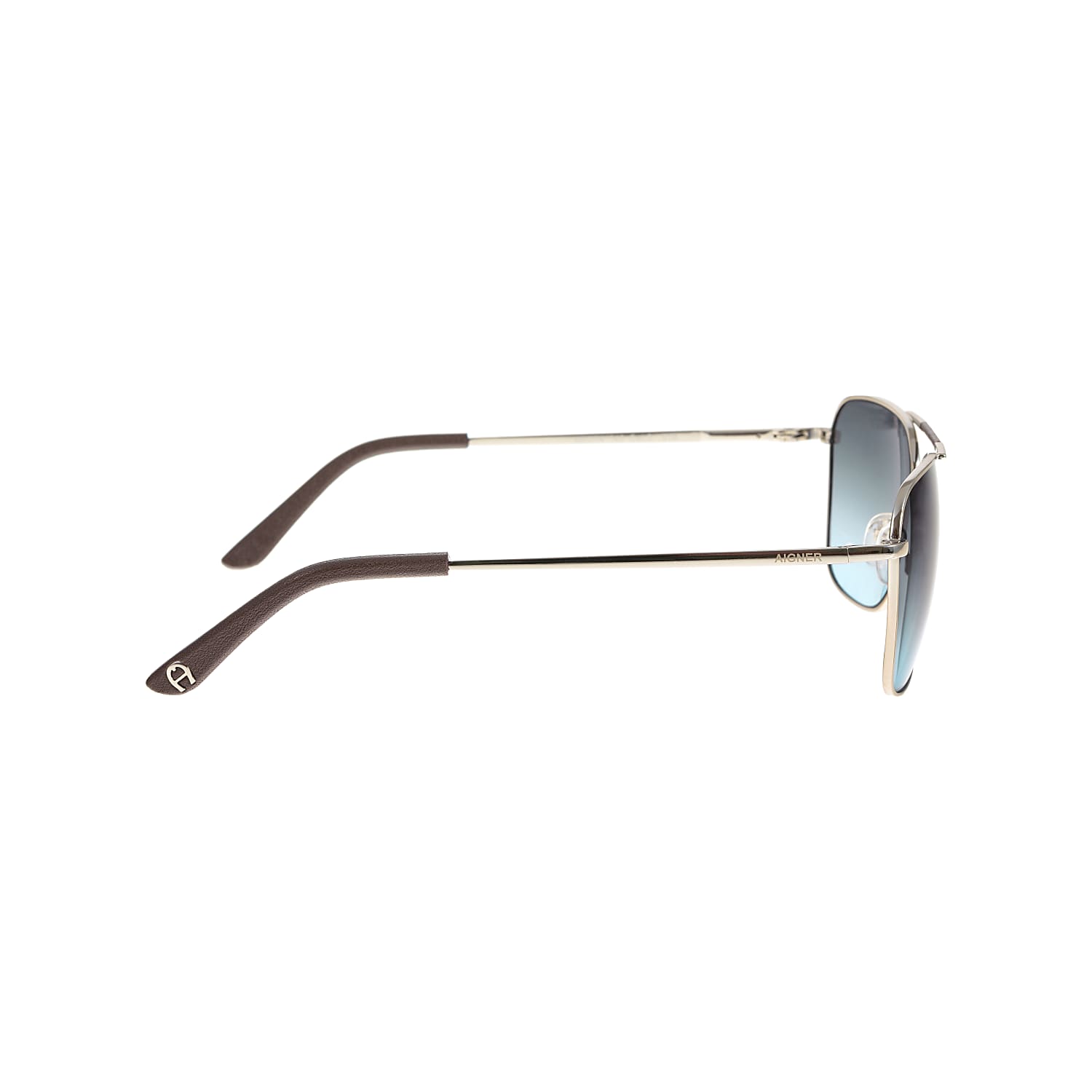 Sonnenbrille mit Rindlederapplikation