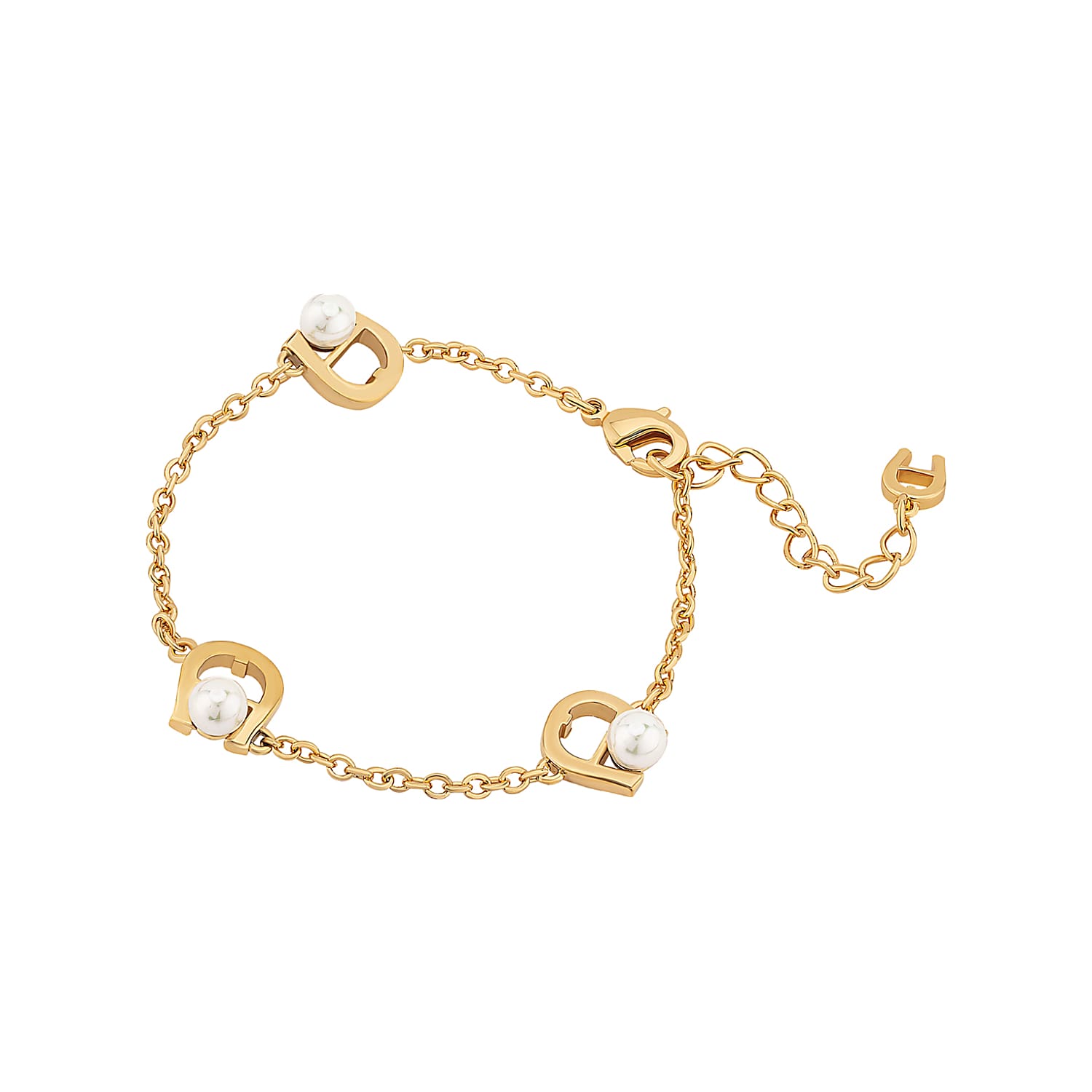 A-logo bracelet with pearls
