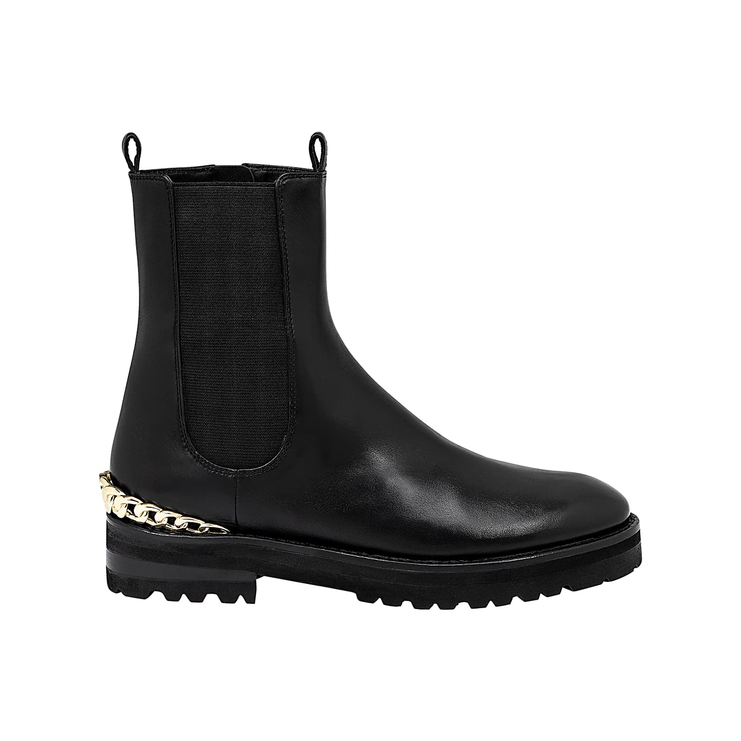 Ava chelsea boots with chain