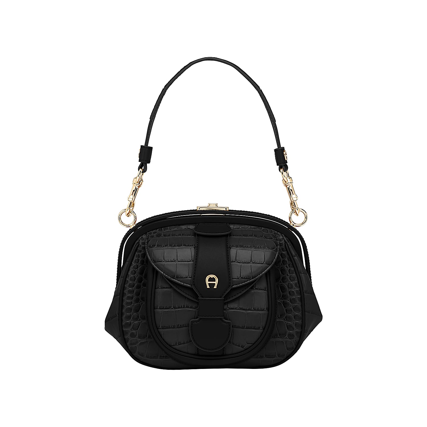 Calla Crossbody Bag Croco S black - Bags - Special offers Women ...