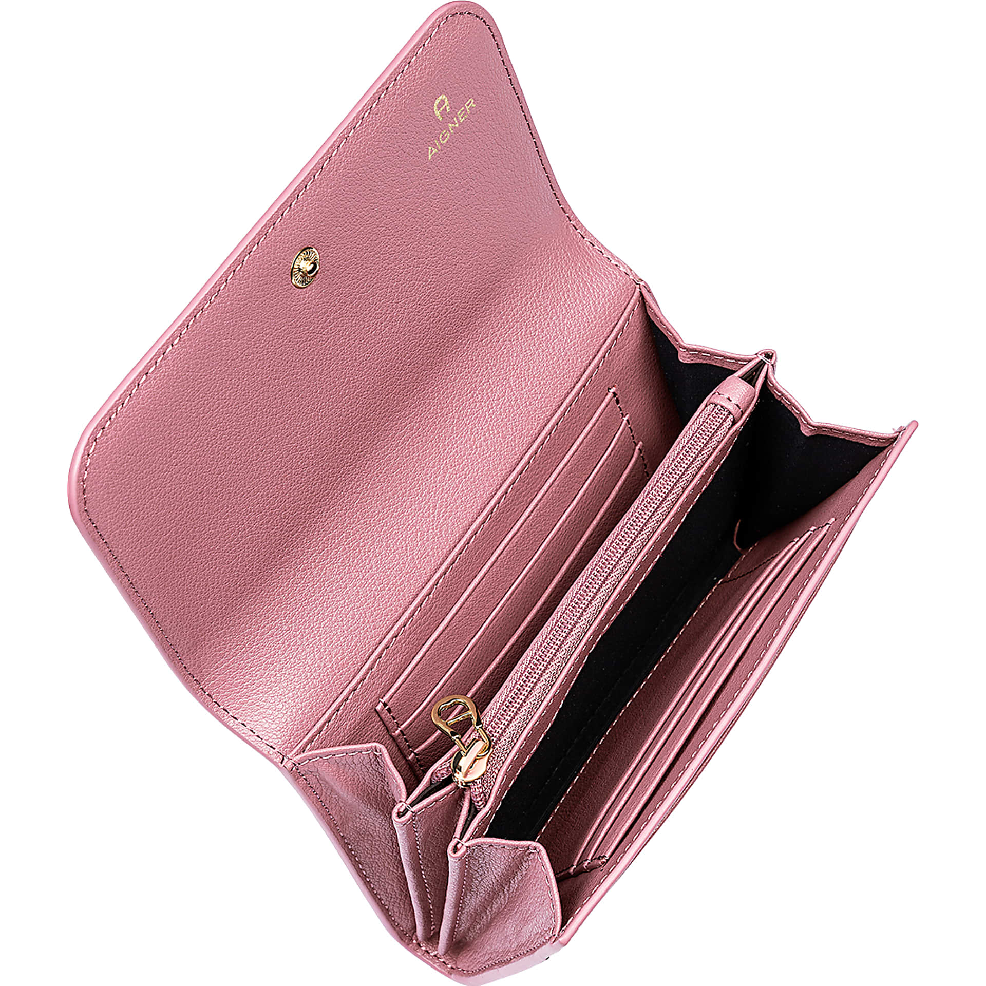 Club  Dark pink continental wallet