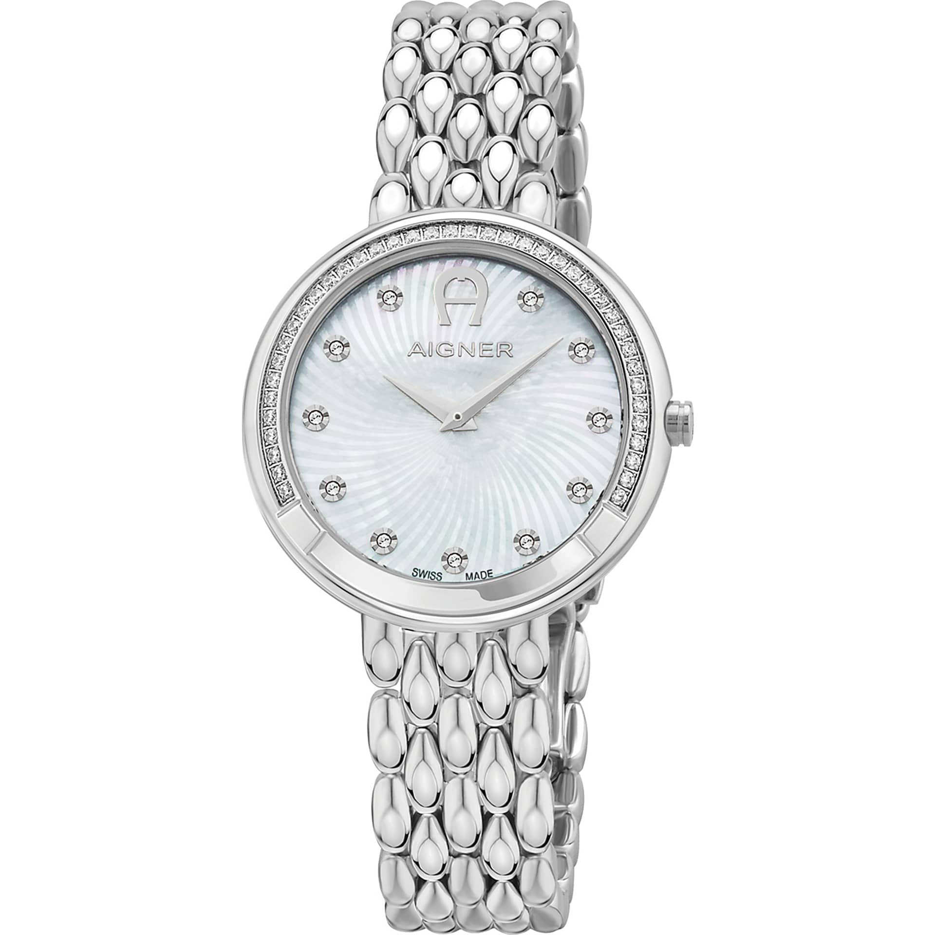 Aigner watch with diamond sale