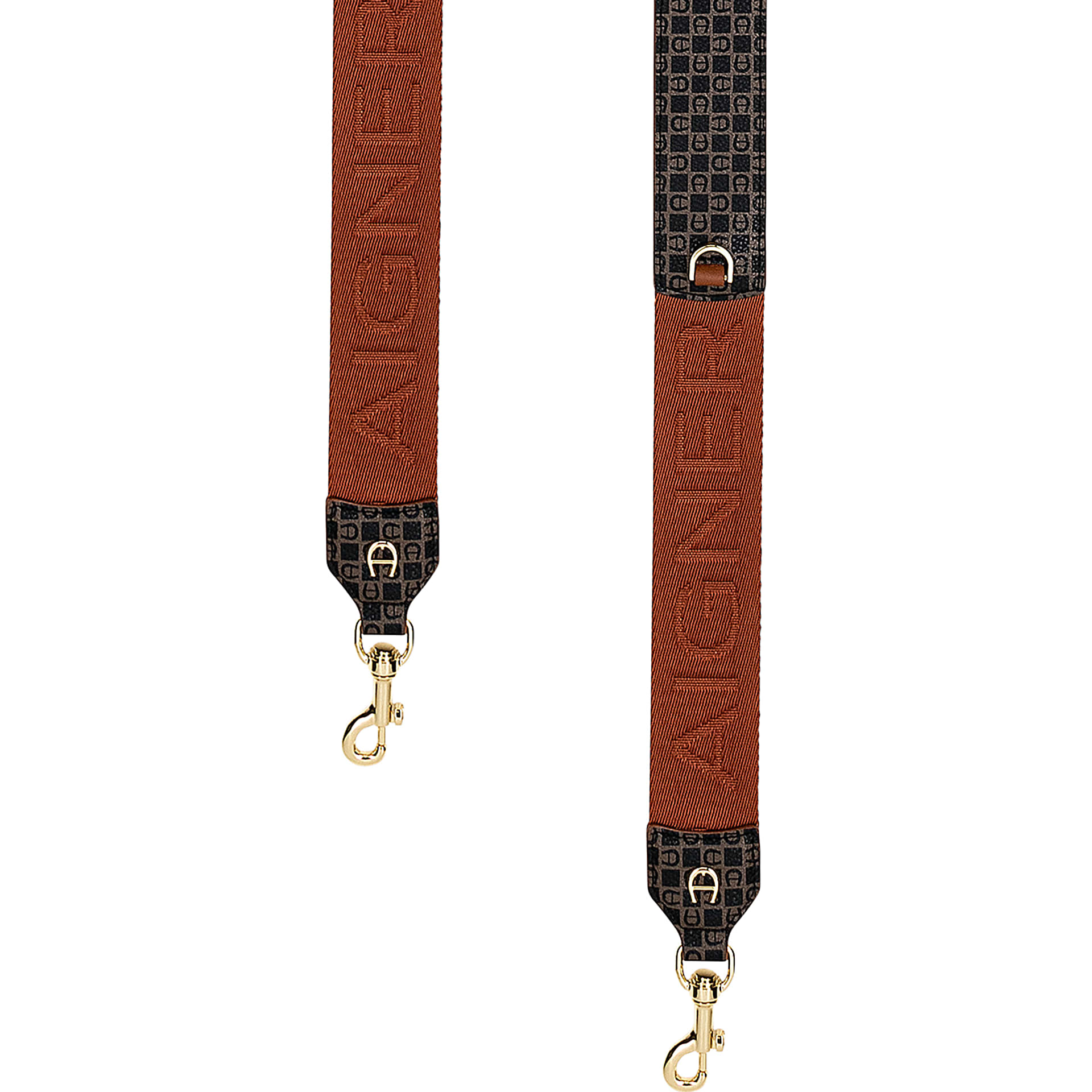 Dadino Schulterriemen Cognac Brown - Lederaccessoires - Damen - Aigner 