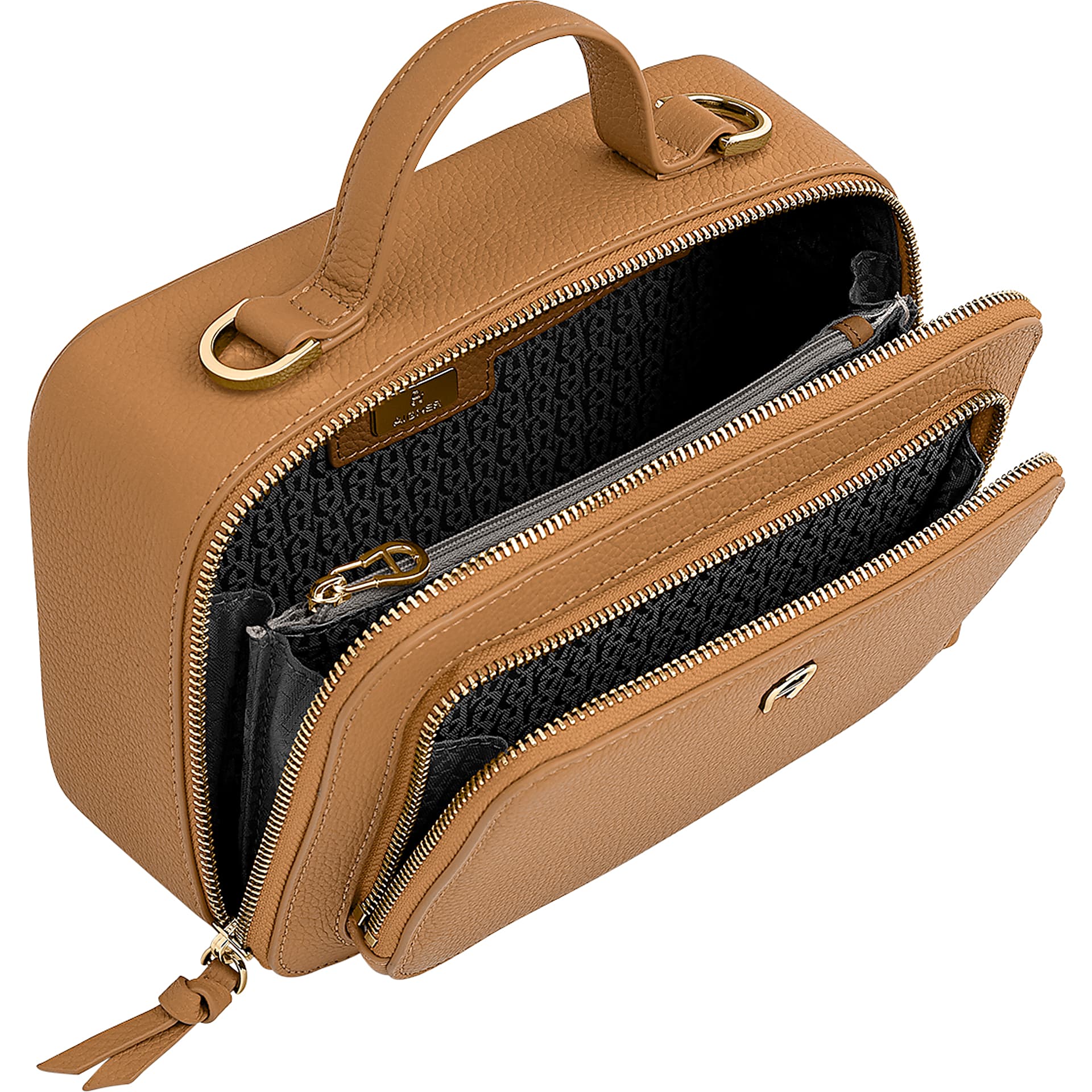 Zita Shoulder Bag S maple brown - Bags - Women - AIGNER Club