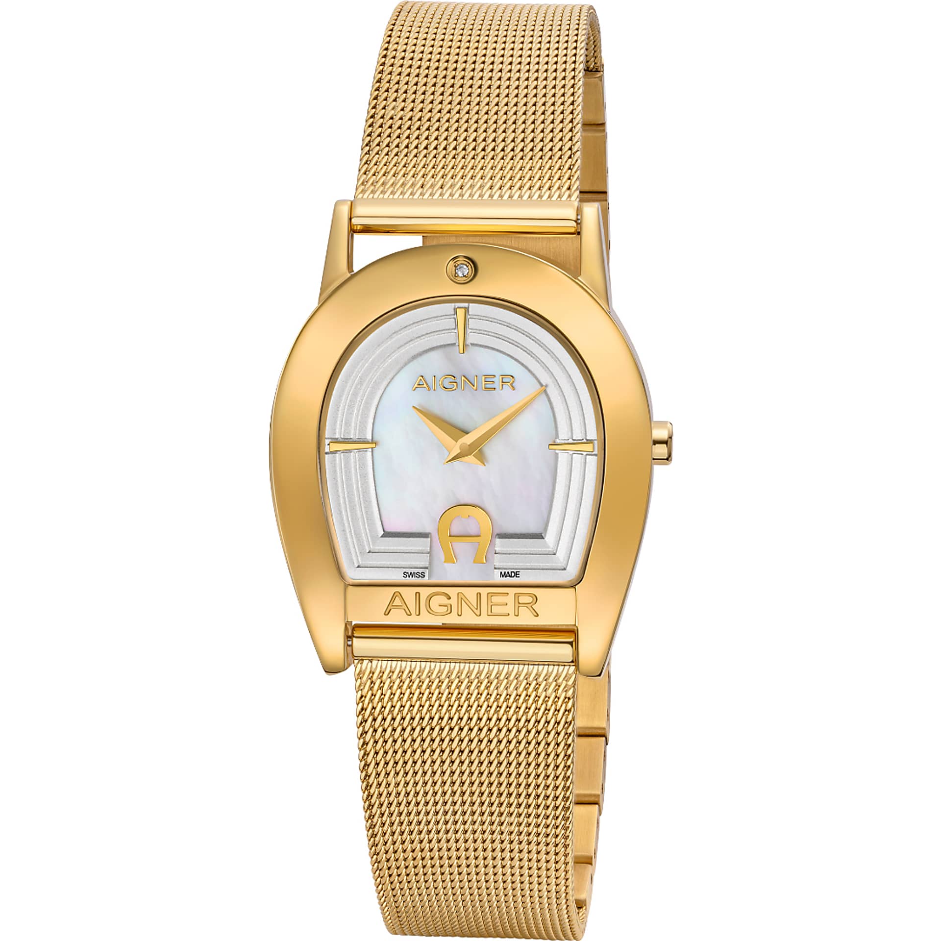 Aigner shop gold watch