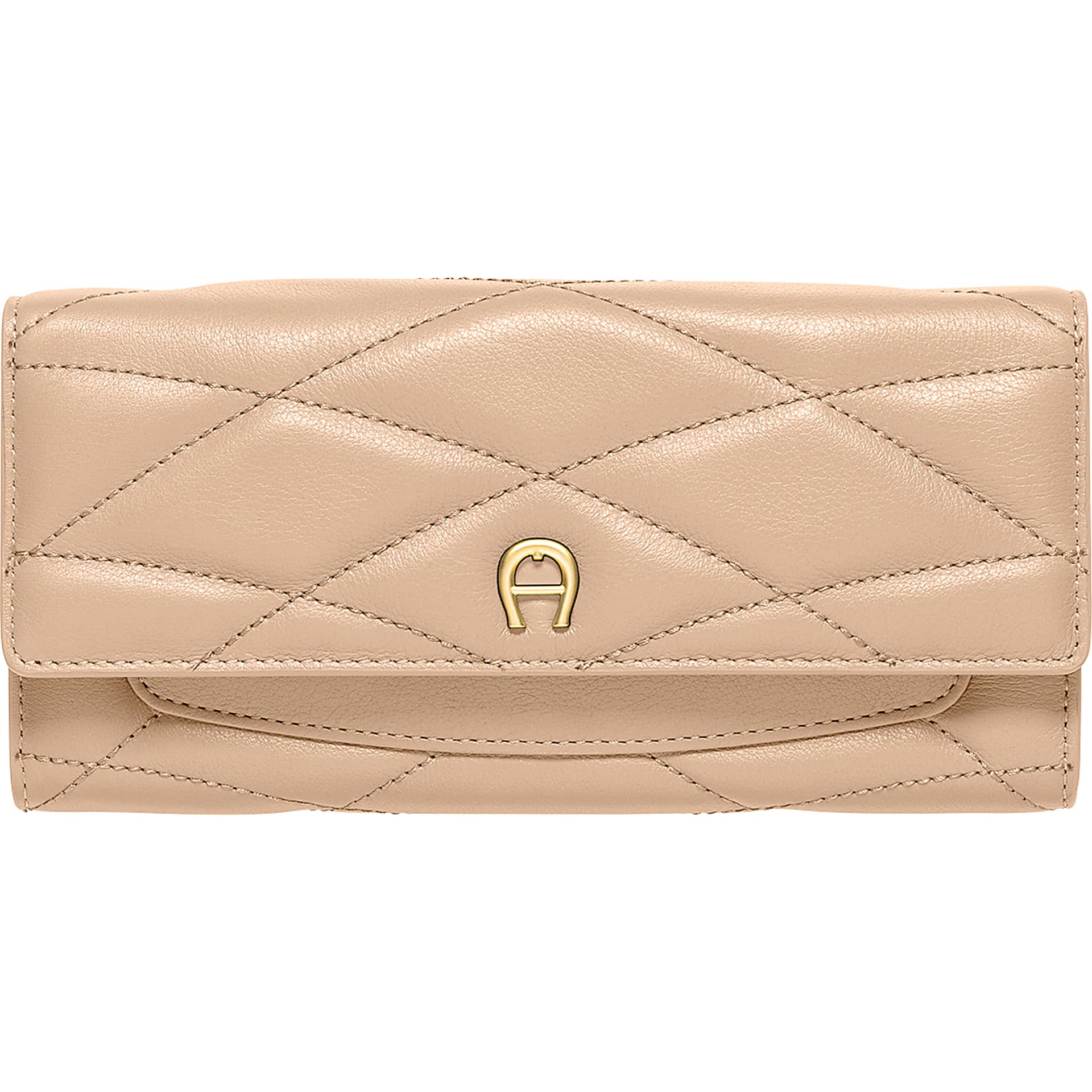Maggie Pouch with shoulder strap almond beige - Leather Accessories - Women  - AIGNER Club