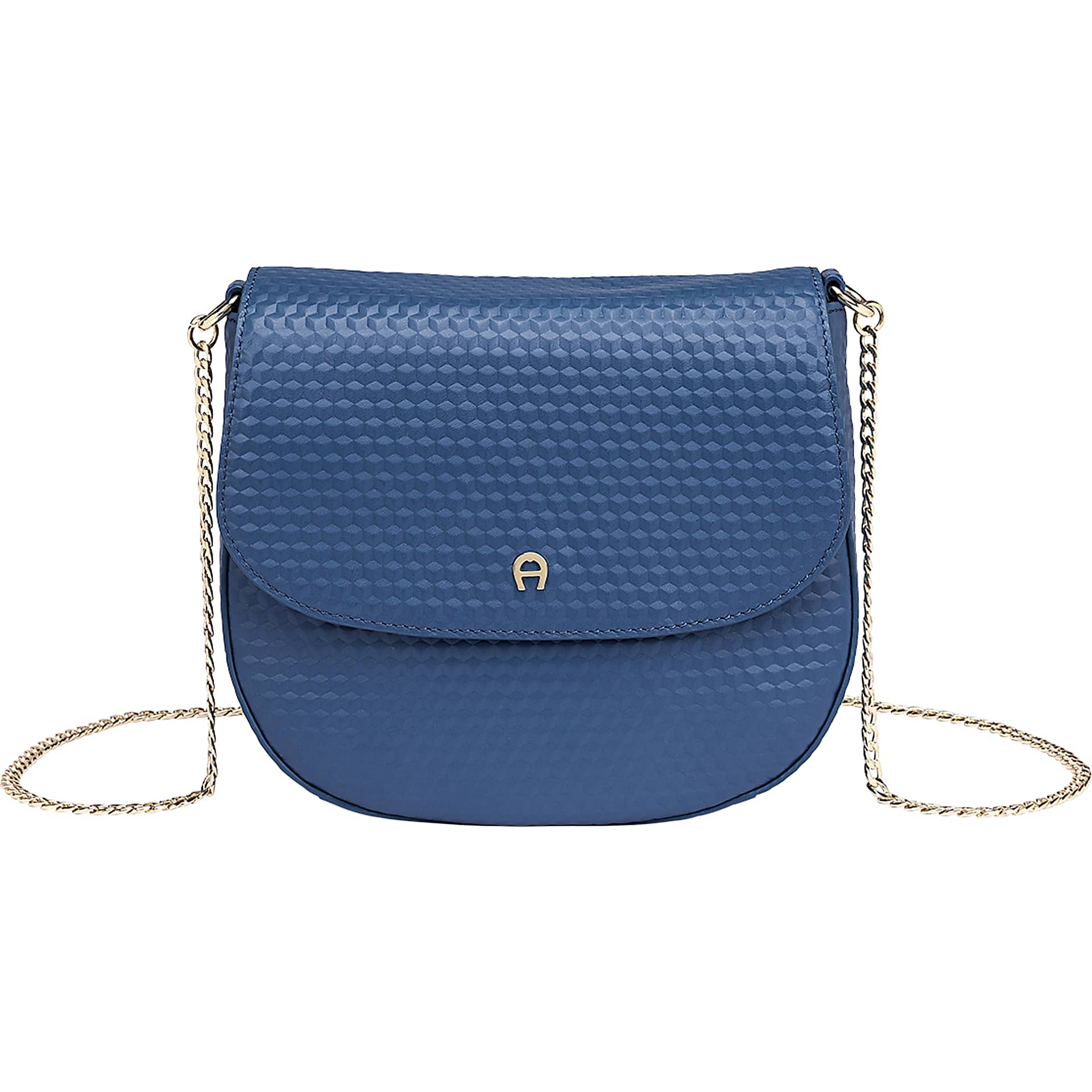 Ava Cube Shoulder Bag S persian blue - Bags - Women - AIGNER Club