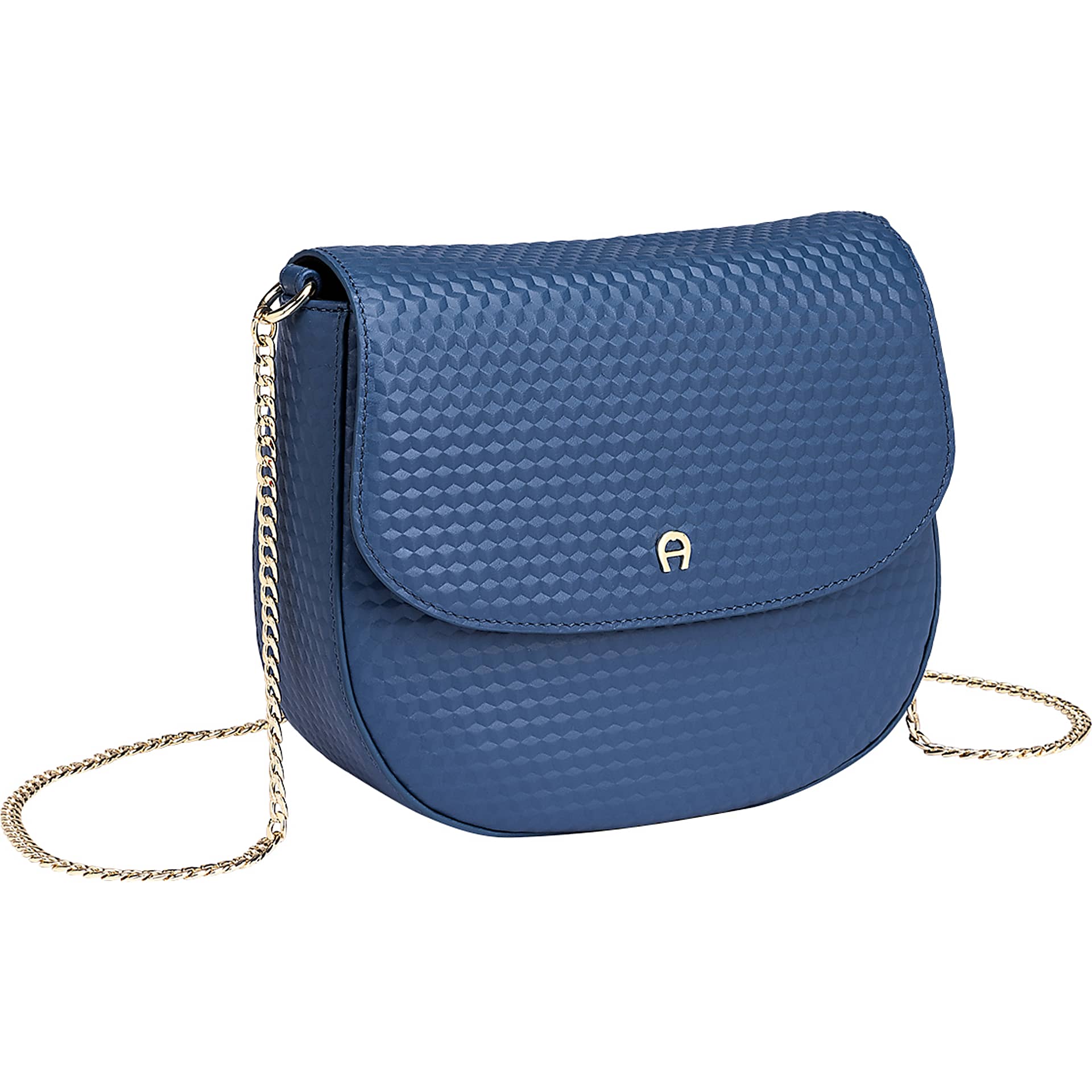 Ava Cube Shoulder Bag S persian blue - Bags - Women - AIGNER Club
