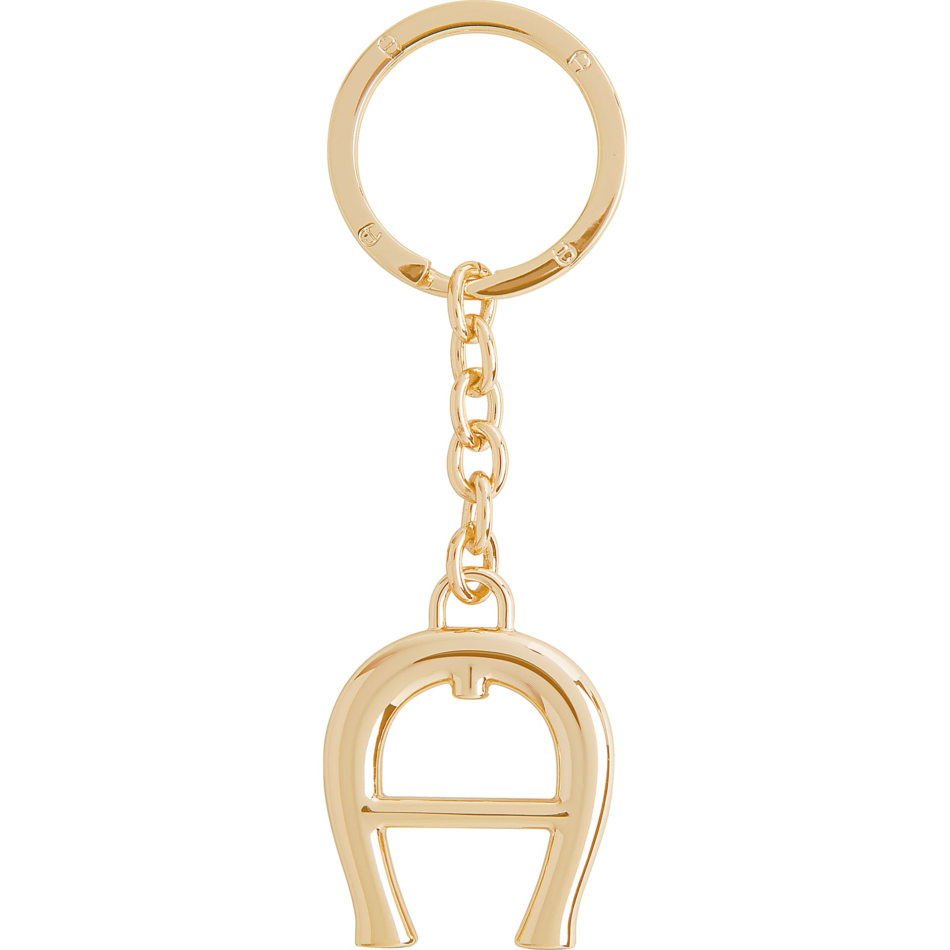 Logo Schlüsselanhänger Gold Coloured - Aigner Herren Etuis & Schlüsselanhänger - 