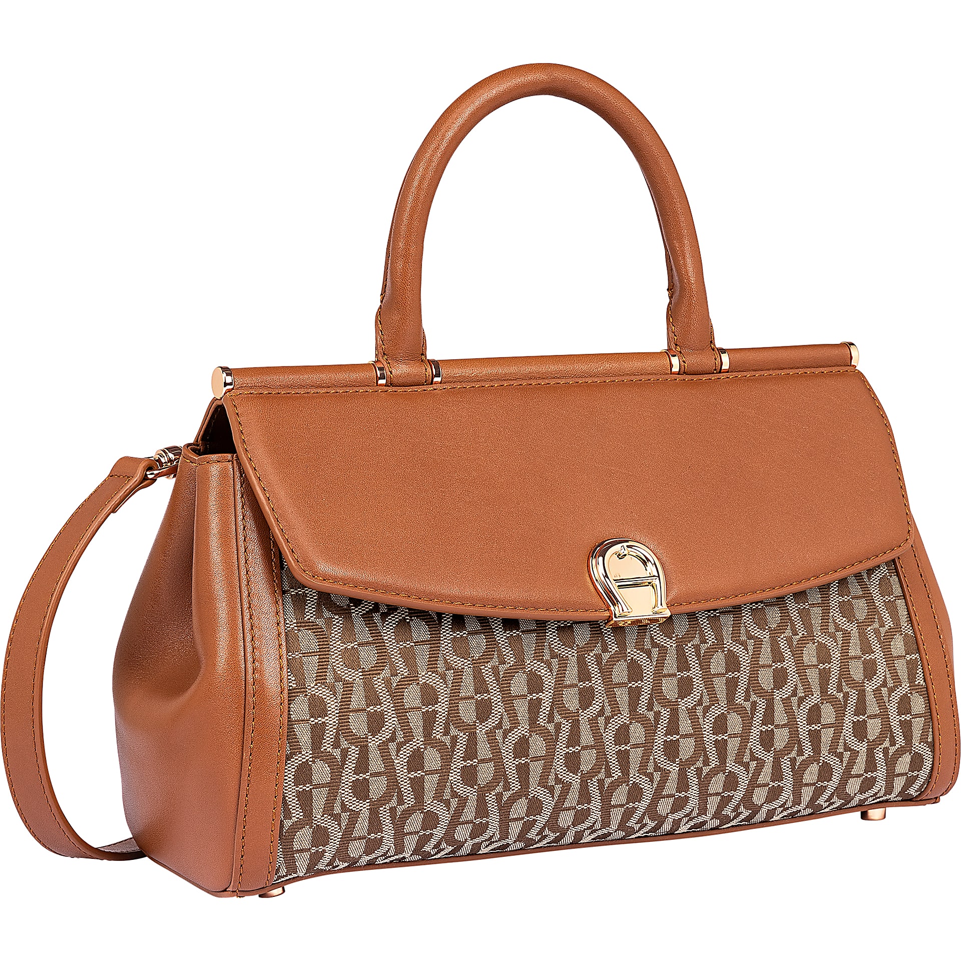 Celeste Handtasche Logo M Cognac Brown - Taschen - Damen - Aigner