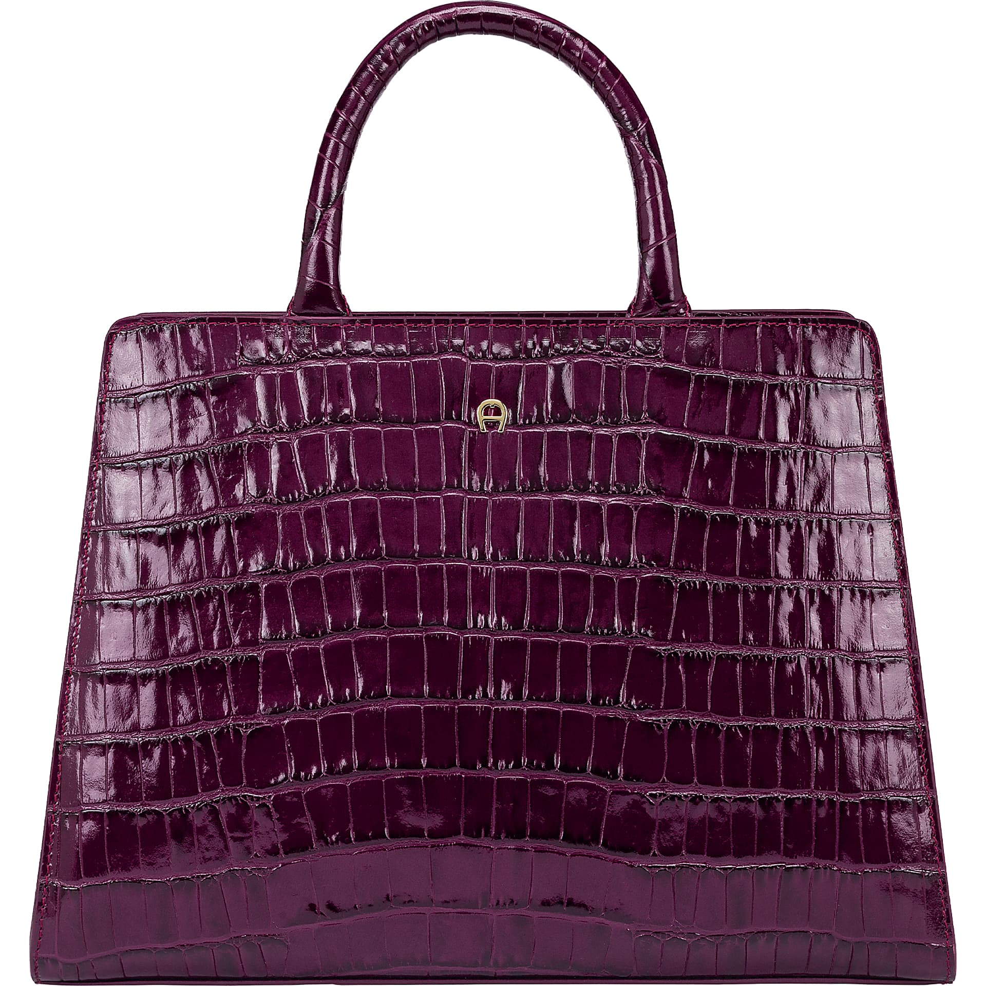 Cybill Coccodrillo Handtasche M Cognac Brown - Taschen - Damen 
