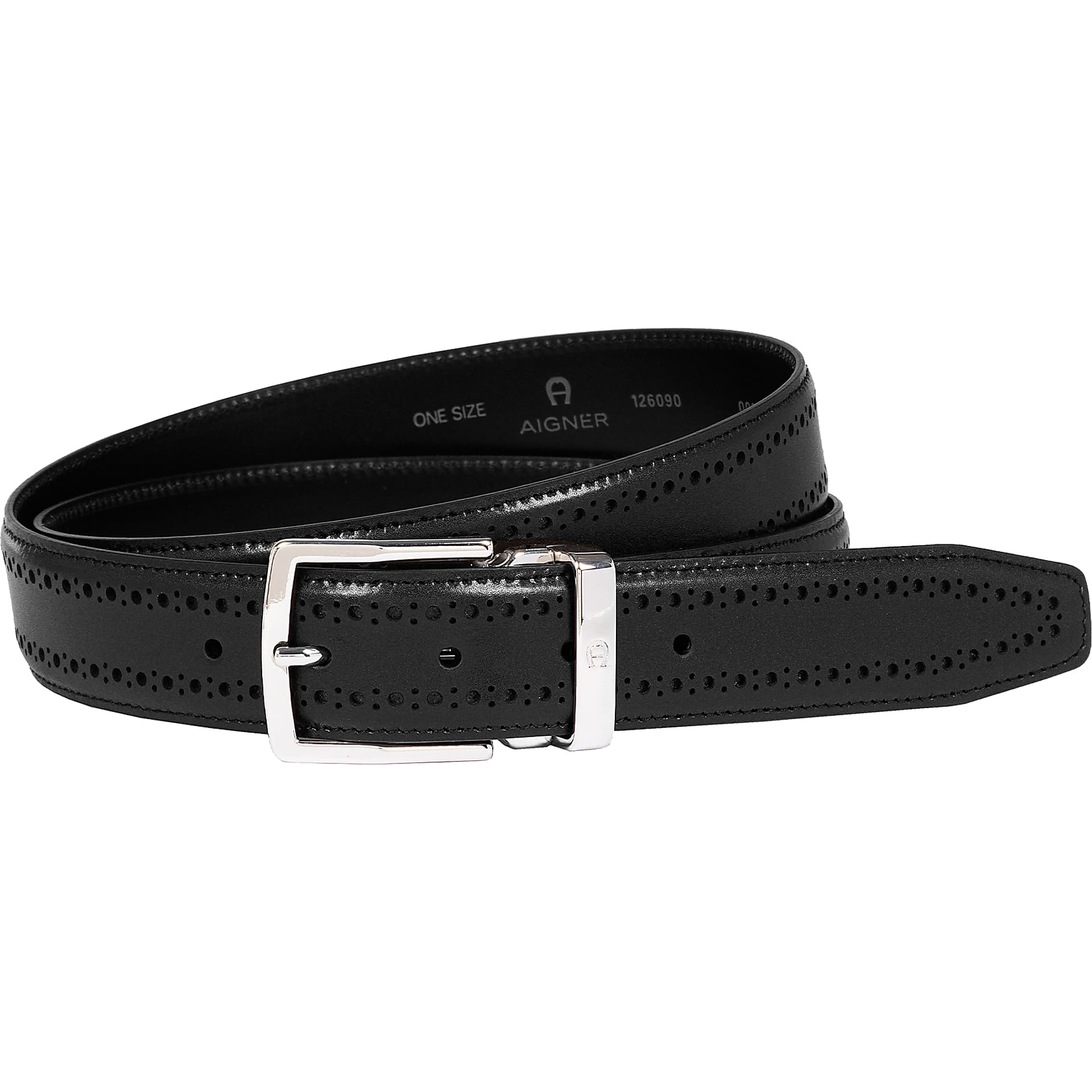 Business Gürtel 3,5 cm, Freesize Black - Gürtel - Herren - Aigner