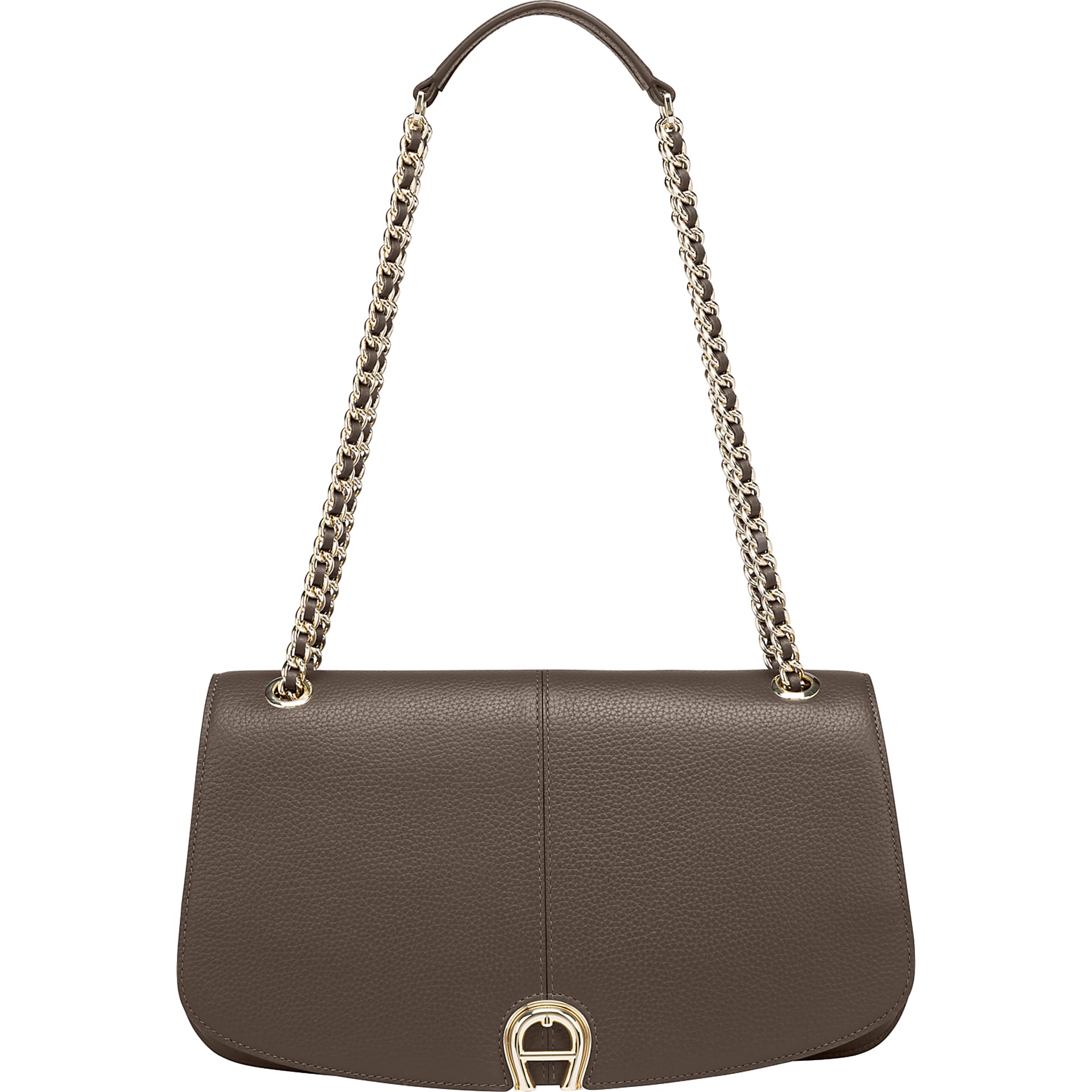 Marcella shoulder bag M coal brown - Bags - Women - Aigner