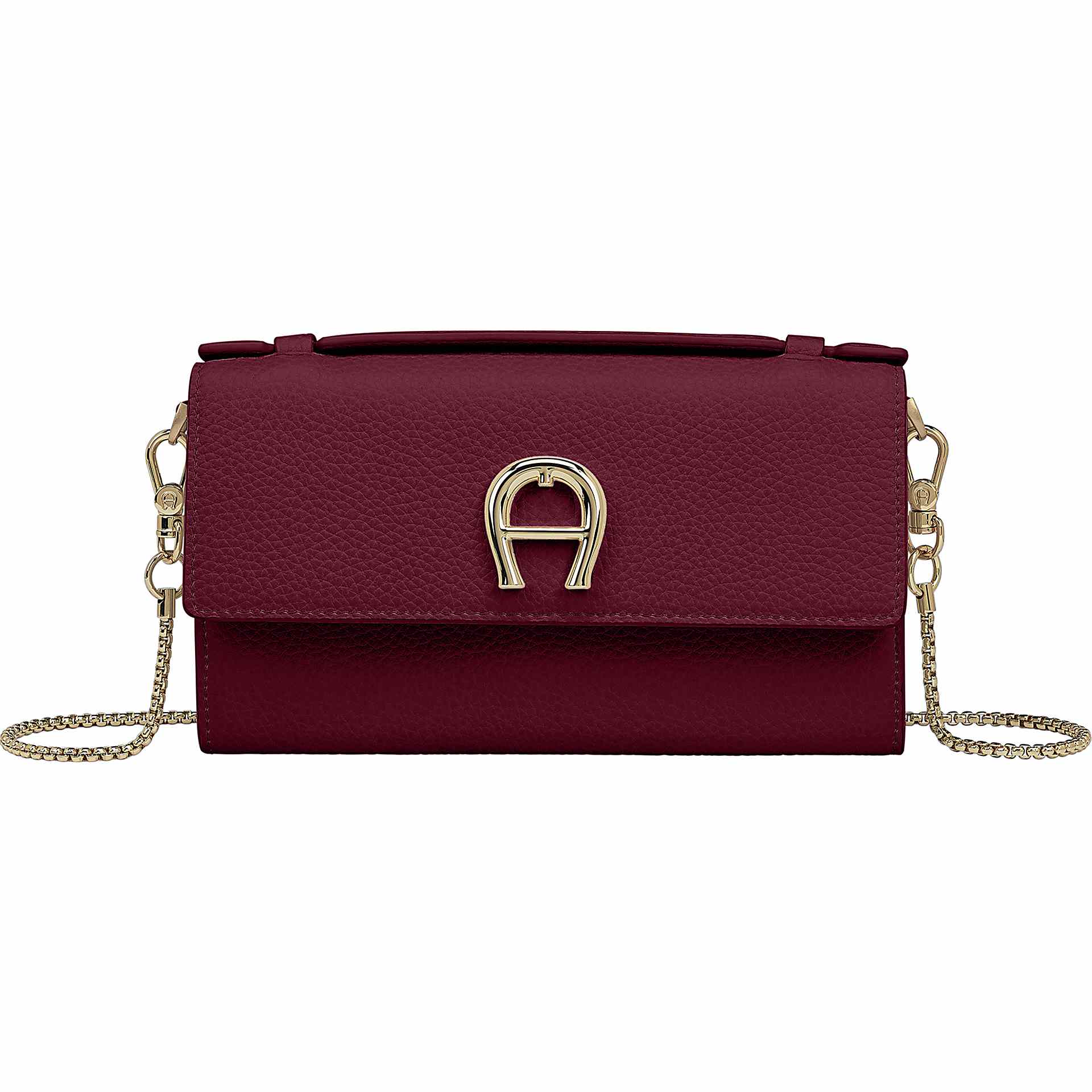Wallet on Chain mit Henkel Luxe Blue - Lederaccessoires - Damen 