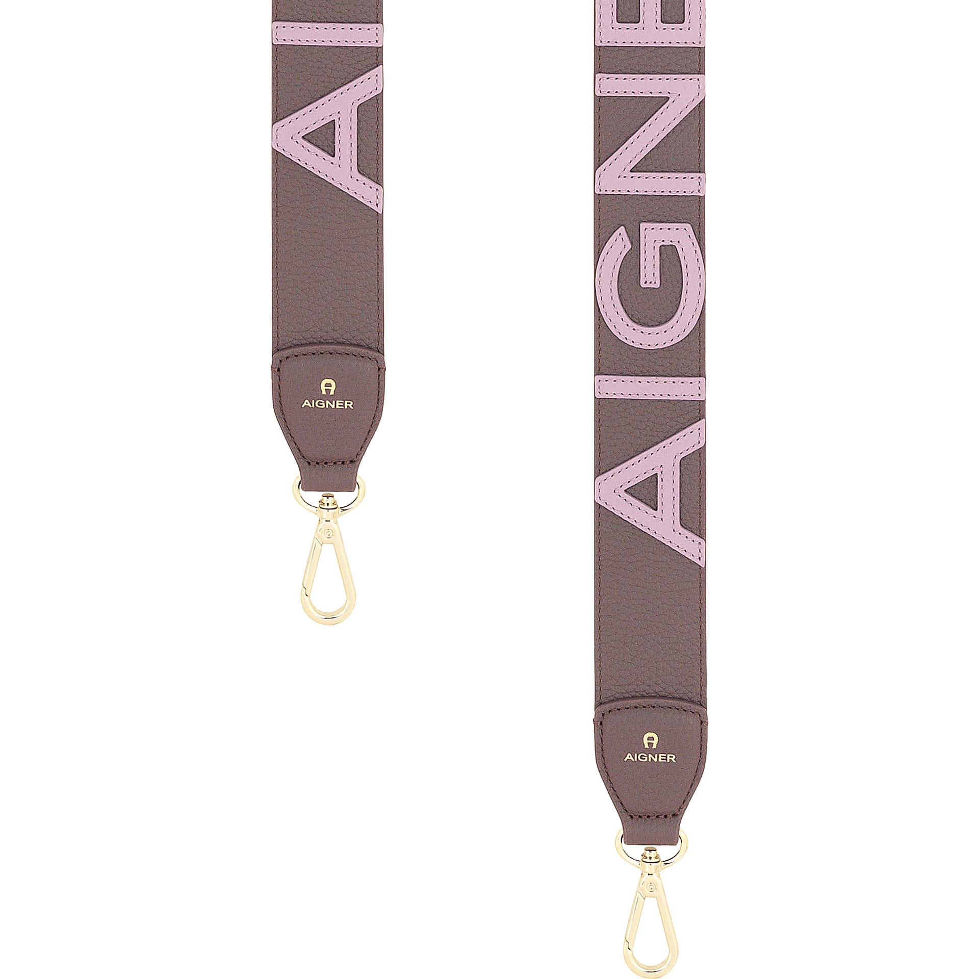 Logo Schulterriemen 100 cm Rosewood - Lederaccessoires - Damen  