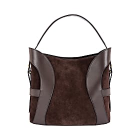 DEBORAH Suede Beuteltasche M Photo