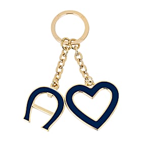 Keychain heart and logo