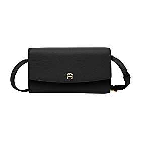 Wallet with Strap coal brown Leather Accessories Women Aigner