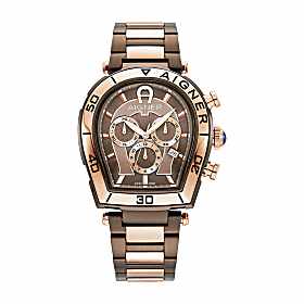 Mens watch Trapani rose gold-brown Photo