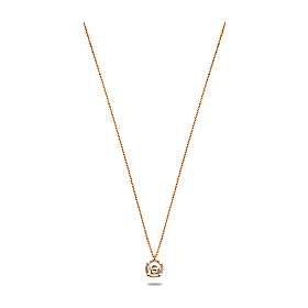 Necklace with logo and stones Photo