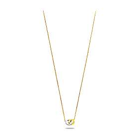 Necklace bicolour with logo Photo