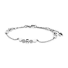 Bracelet with stones and logo Photo