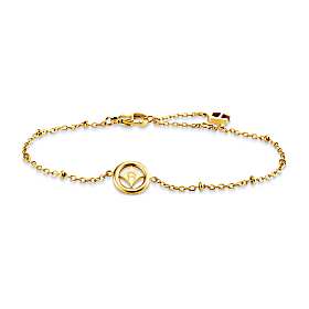 Bracelet with logo pendant Photo