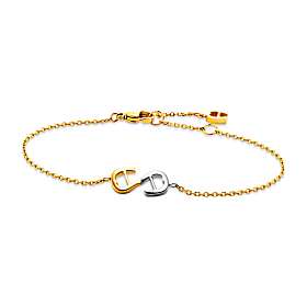 Bracelet with bicolour logo Photo