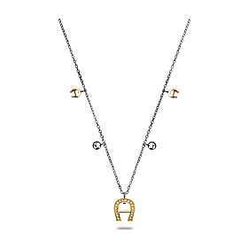 Necklace with logo pendant Photo