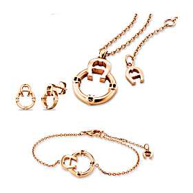 NICOLETTA Set aus Kette Armband und Ohrring Photo