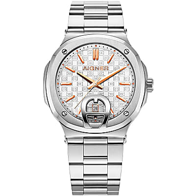 Herrenuhr Taviano Silber Silver Coloured - Uhren - Herren - Aigner