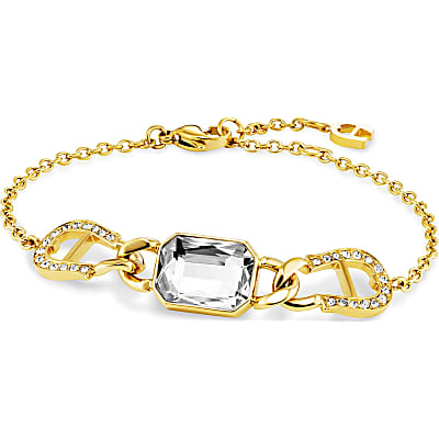 AIGNER Bracelet A Logo Center Mop W/Crystals gold | Bracelet
