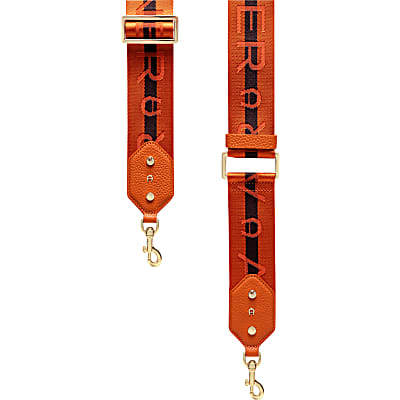 Textile Shoulder Strap Logo black Leather Accessories Women