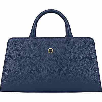 AIGNER アイグナー　ゴールドレザー トートバッグ 美品】 アイグナー AIGNER 2way 本革 レザー ショルダーバッグ