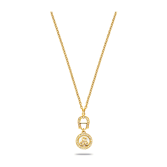 Necklace with A logo and gems Photo