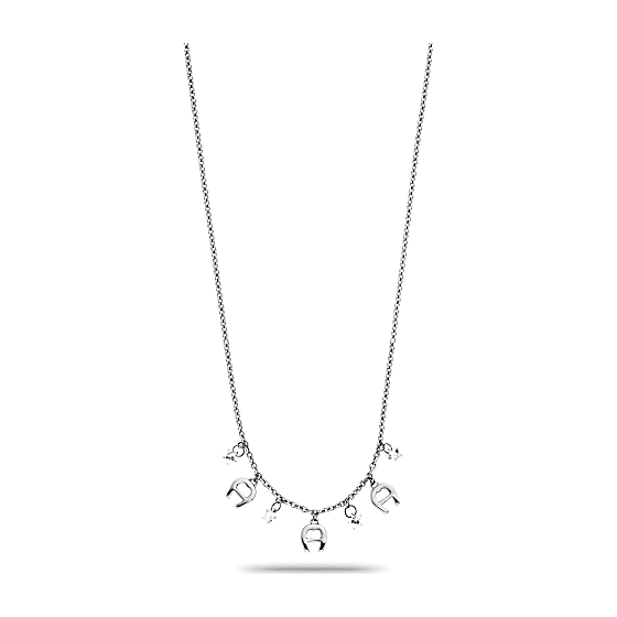 Necklace with logo pendant Photo