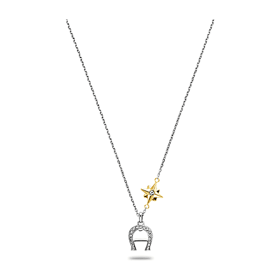 Necklace with logo pendant Photo
