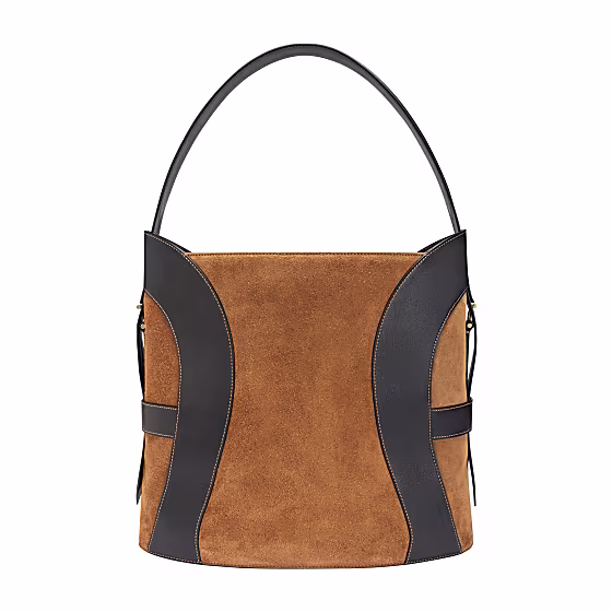 DEBORAH Suede Hobo Bag L Photo