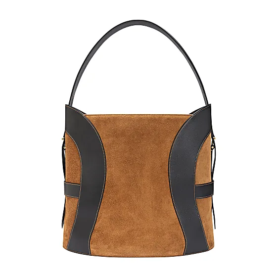 DEBORAH Suede Hobo Bag L Photo