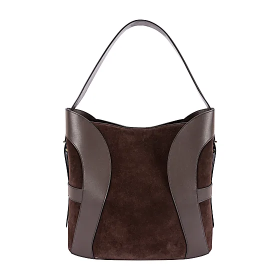 DEBORAH Suede Hobo Bag L Photo