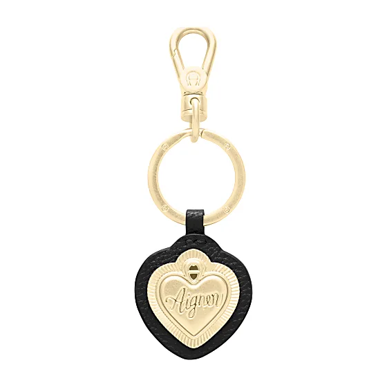 Keychain Leather Heart Photo