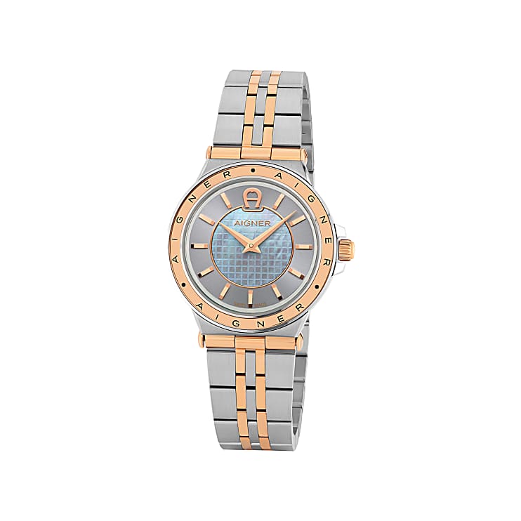 ladies watch Trieste Rosegold Silver multicolour Watches Women Aigner
