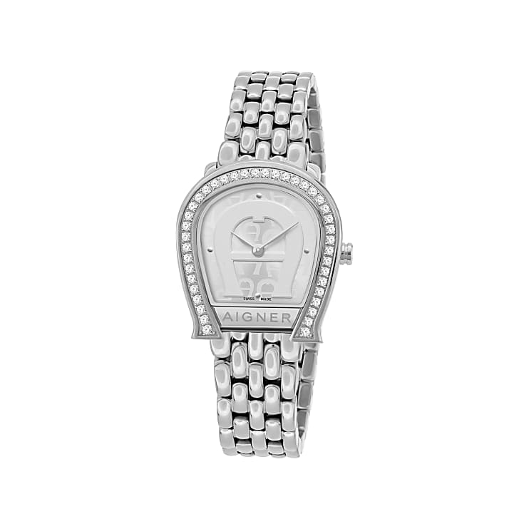 Ladies Watch Latina with Diamonds Silver silver coloured Watches Women Aigner