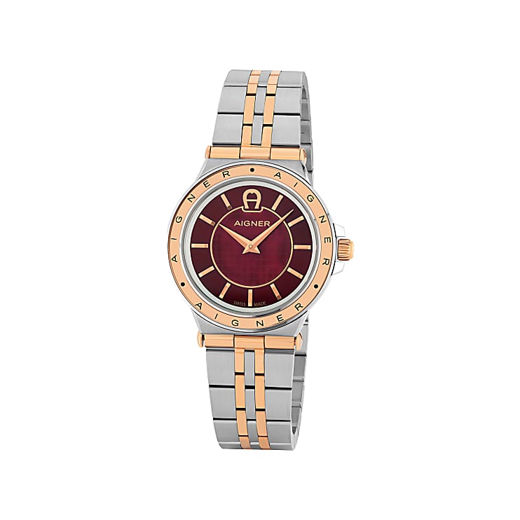 ladies watch Trieste Burgundy multicolour Watches Women Aigner