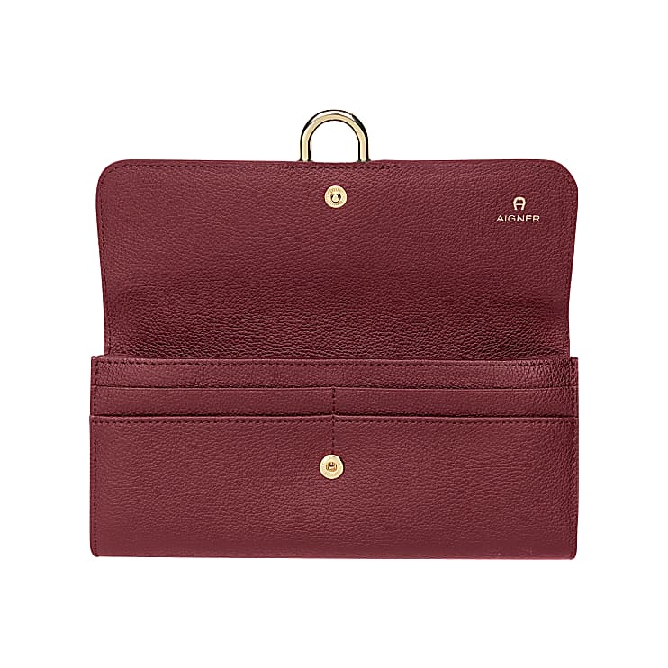Camilla Bill and Card Case burgundy Wallets Women Aigner