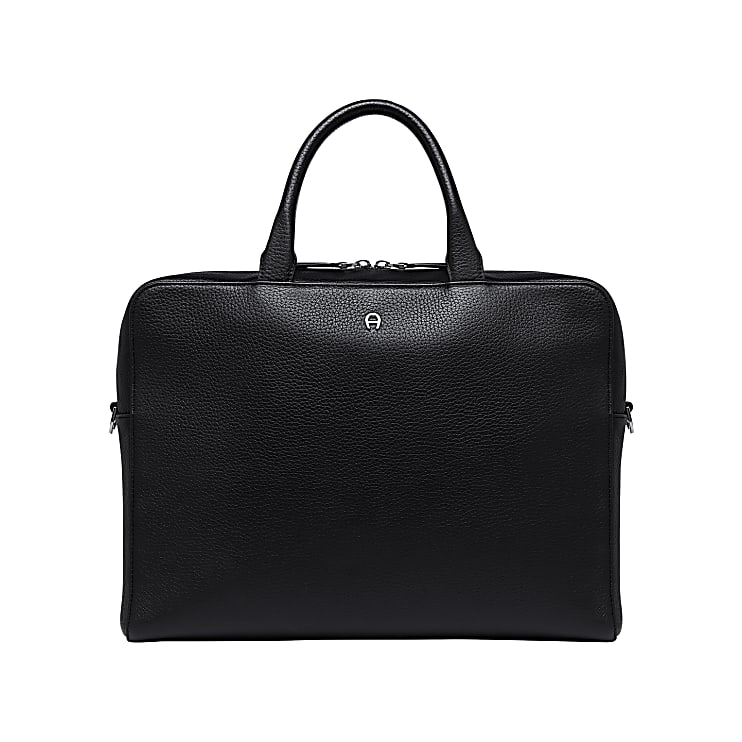 LUCA BUSINESS BAG gun metal Bags Men Aigner