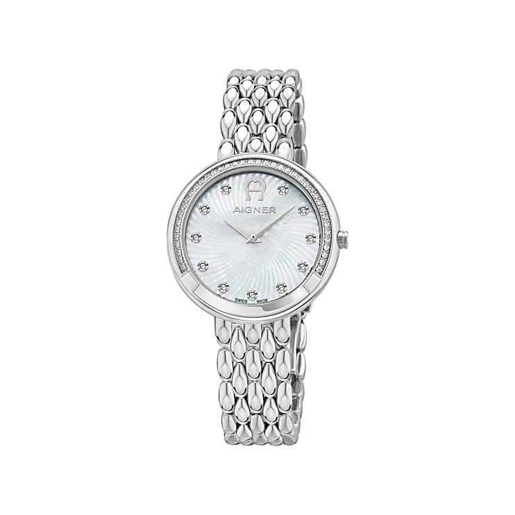 Ladies Watch Gorizia with Diamonds Silver silver coloured Watches Women Aigner