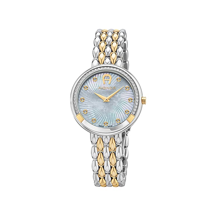 Ladies Watch Gorizia with Diamonds Multicolor Gold multicolour Watches Women Aigner