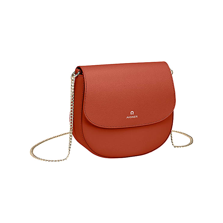 Ava shoulder bag S brick red - Bags - Women - AIGNER Club