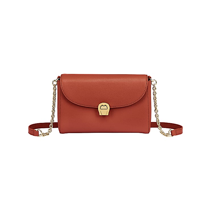 Zoe shoulder bag XS brick red - Bags - Women - AIGNER Club